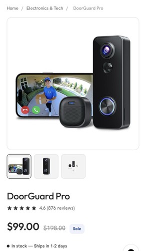 Video doorbell